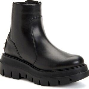 !aquatalia platform skyler (rare!!!) waterproof black boot markd 8.5 fits 7.5